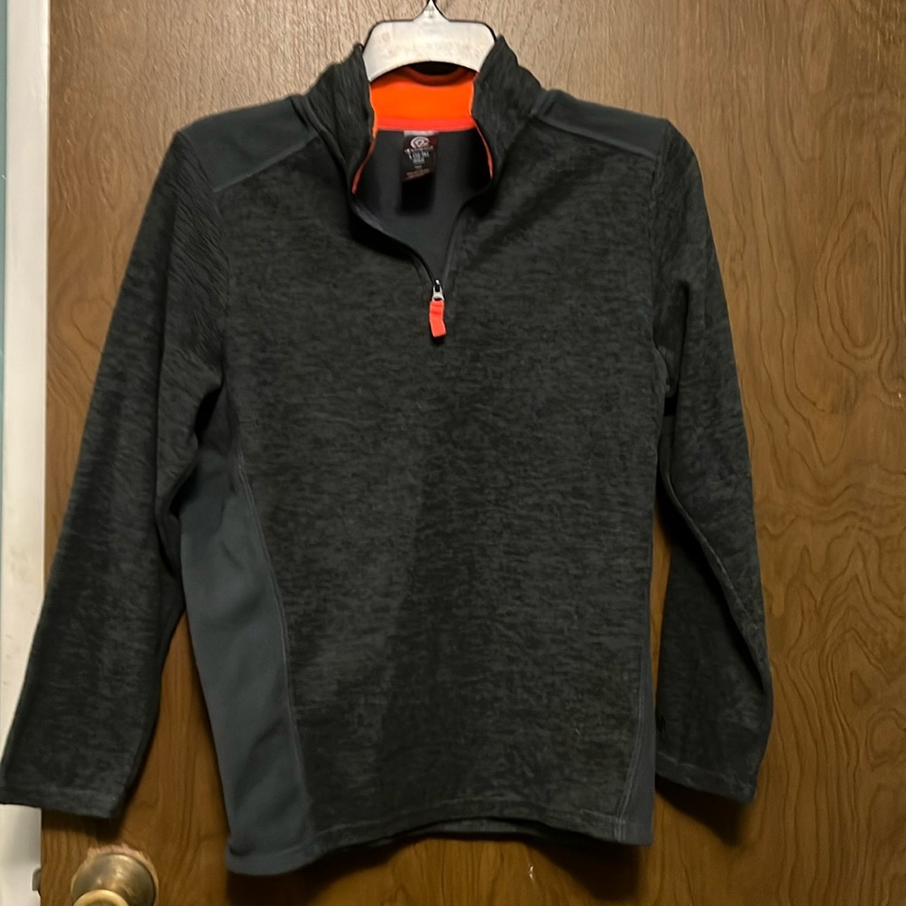 Champion gray 1/4 zip pullover size L(12-14)